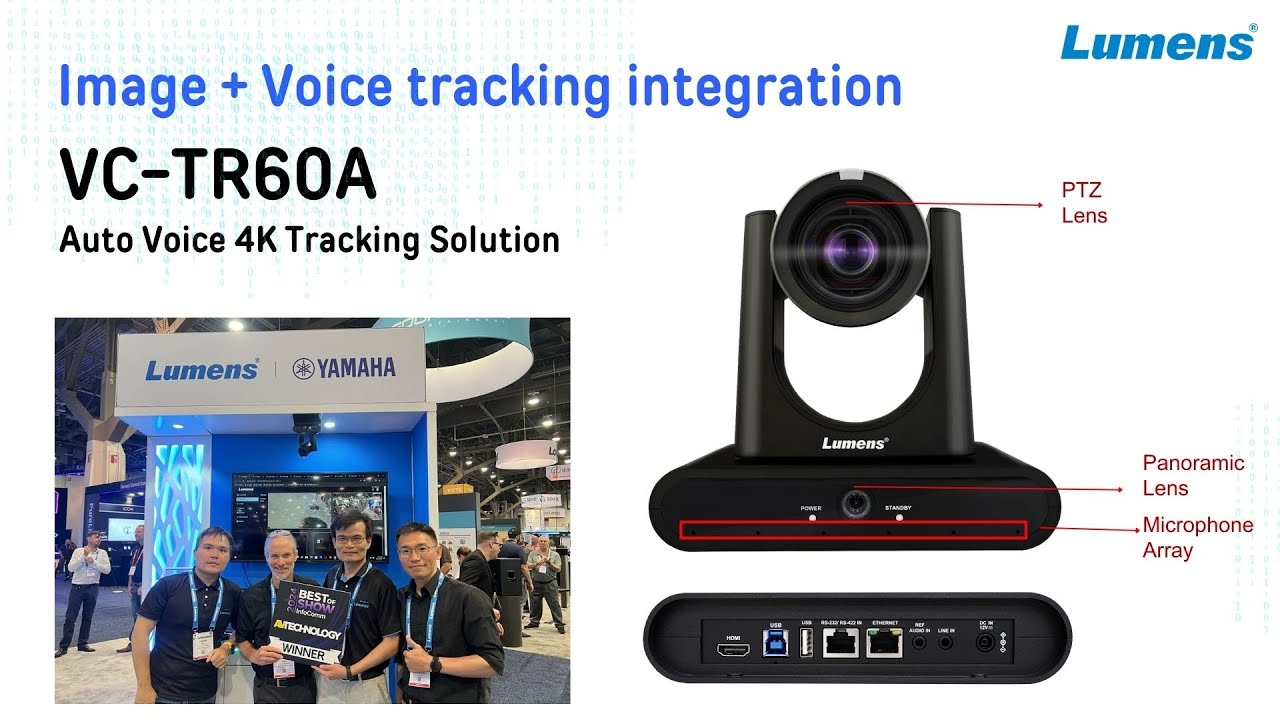 Webinar Recap - Corsair runs through the Lumens VC-TR60A4K Dual Lens Speaker Tracking Solution