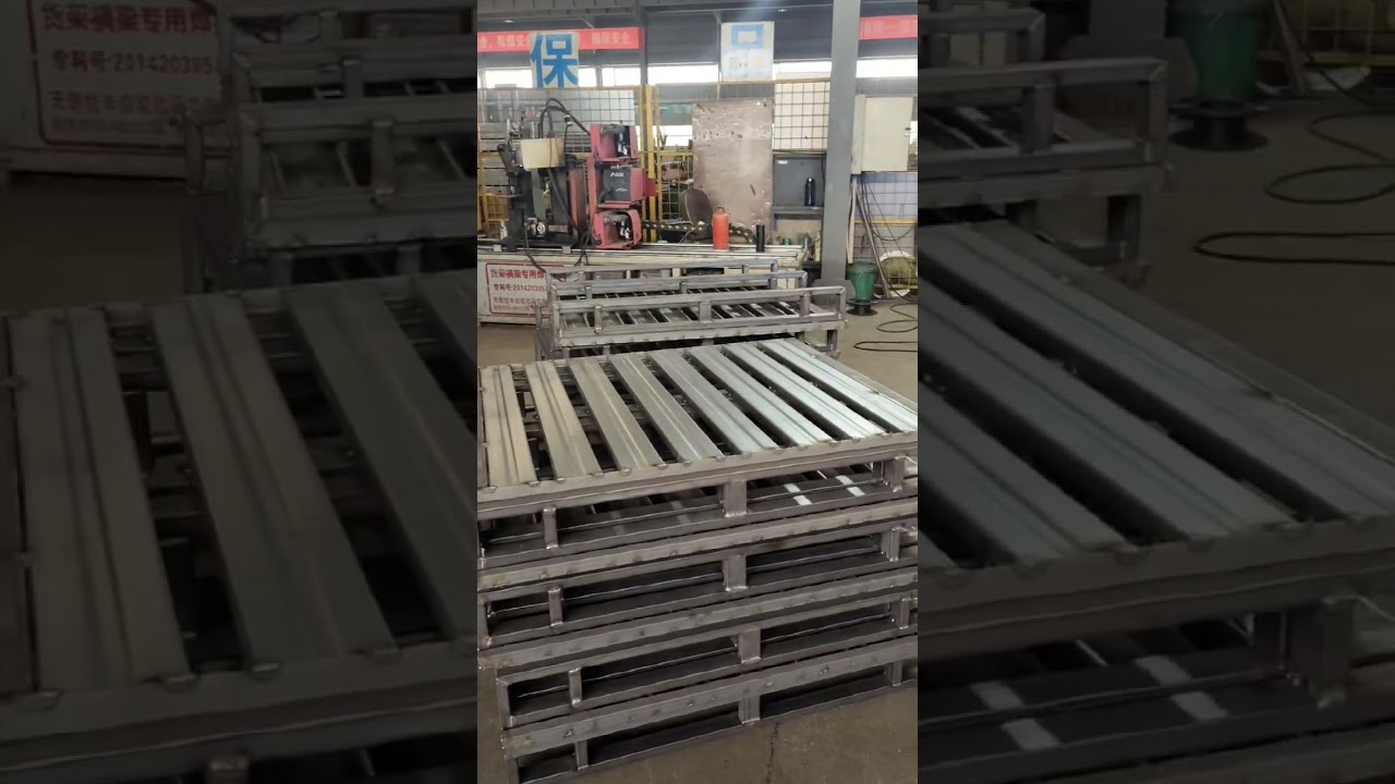 Steel pallet production- the quantity is over ten thousand
