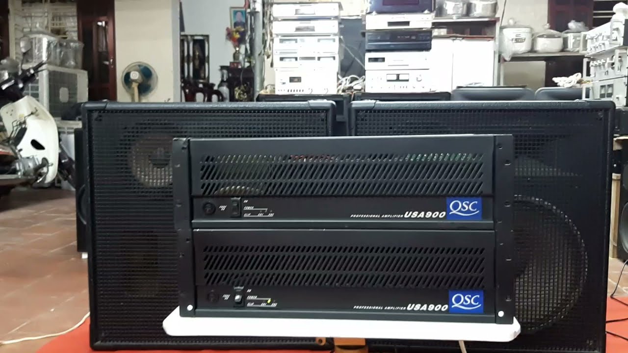 quá đẹp,cục đẩy công suất MỸ NÒI.QSC-USA 900.không tha loại loa nào. LH 0914365872-0965502615