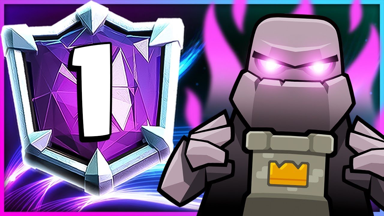 MY MAIN GOLEM DECK just REACHED RANK #1 IN CLASH ROYALE! 🏆