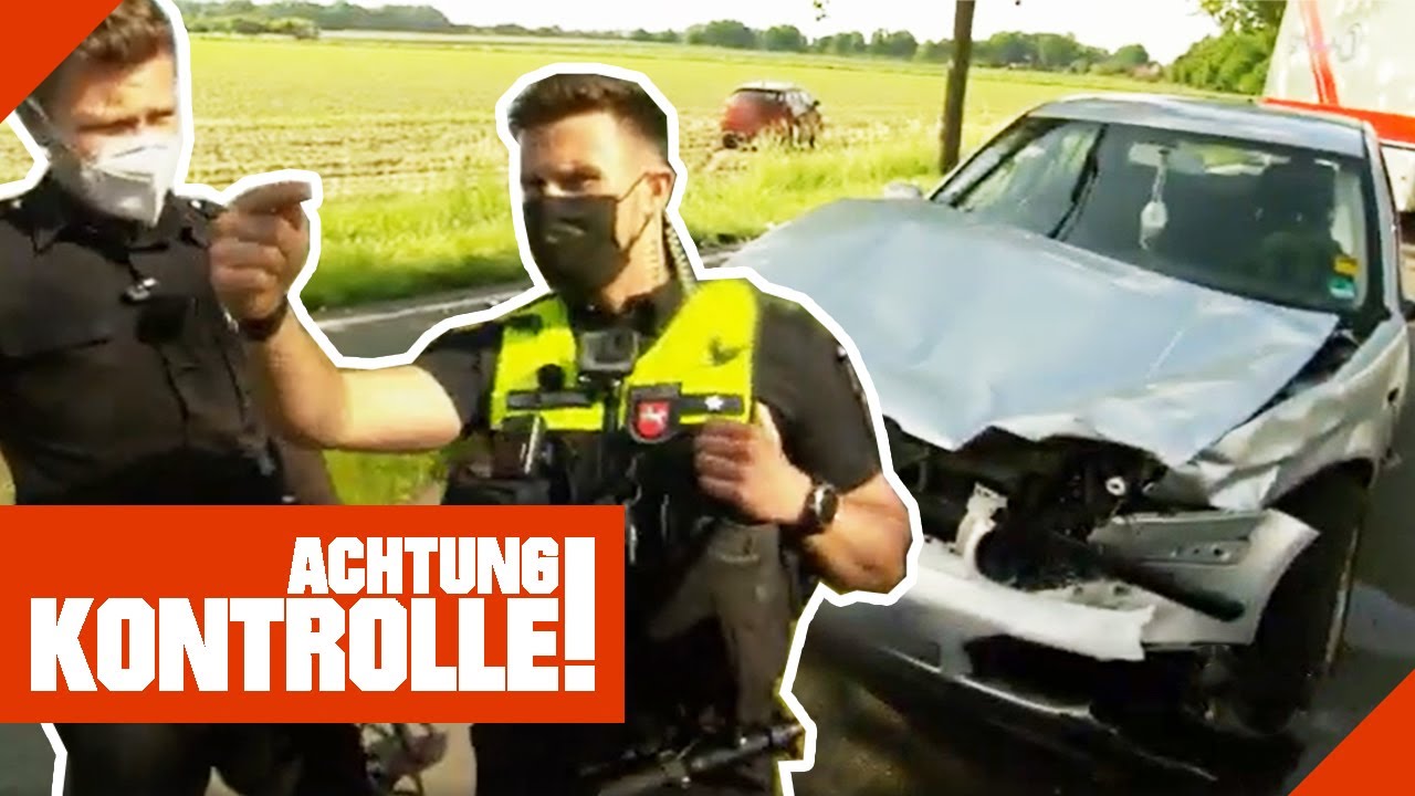 Mitten auf der Landstraße gewendet?! Heftiger Autounfall! |1/2| Kabel Eins | Achtung Kontrolle