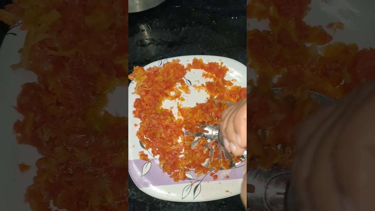 carrot ka mash😂 