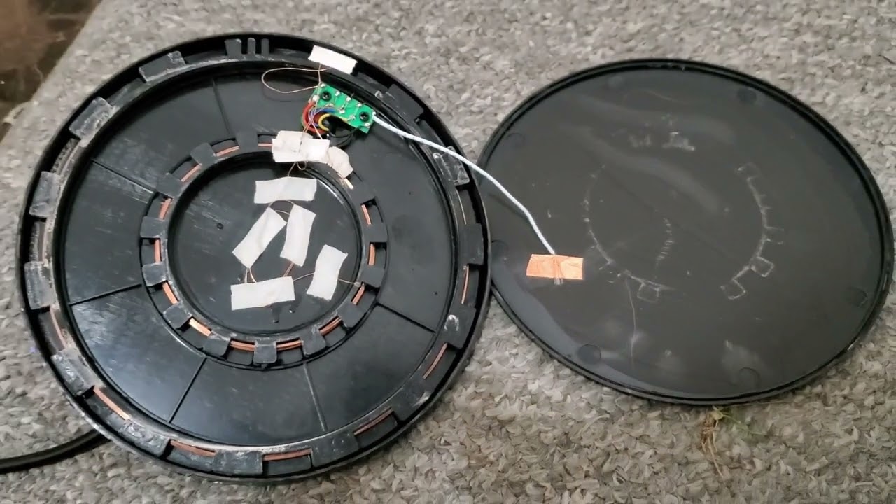 md-4030 metal detector  fixing coil: false signals on impact