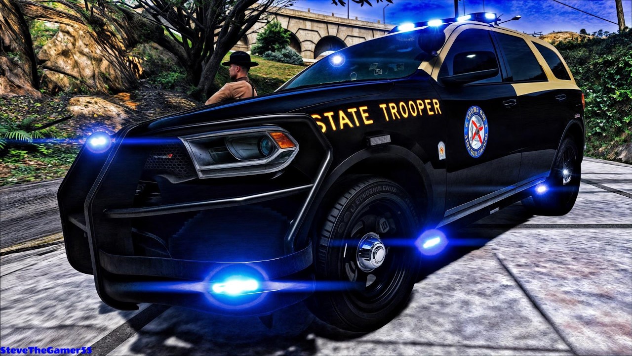 Playing GTA 5 As A POLICE OFFICER Highway Patrol|| FHP DURANGO GTA 5 Lspdfr Mod| 4K