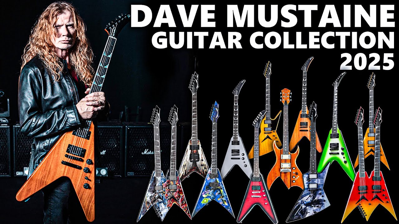 All Dave Mustaine's Guitar Collection 2025
