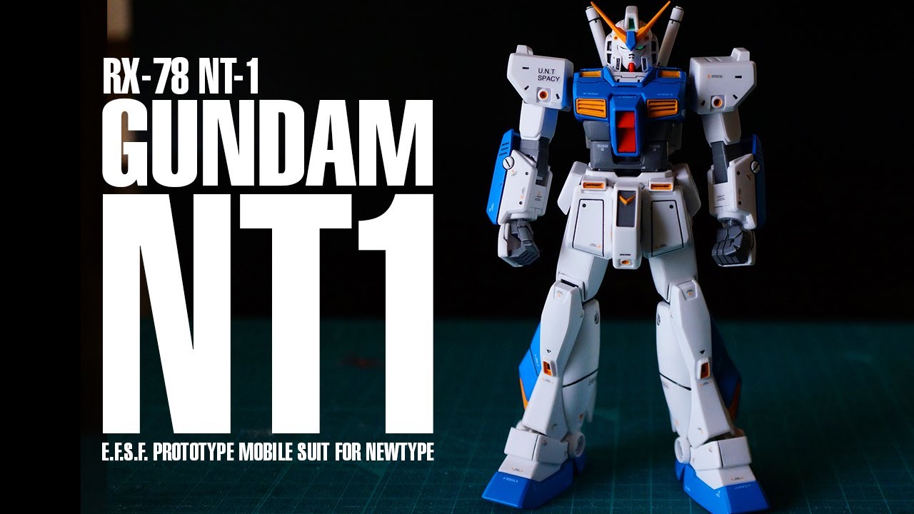 NT-1といえば片膝立ち！HGUCガンダム NT-1を改造＆全塗装！！【GUNPLA/ガンプラ全塗装 26機目】HGUC 1/144  GUNDAM NT-1 BUILD
