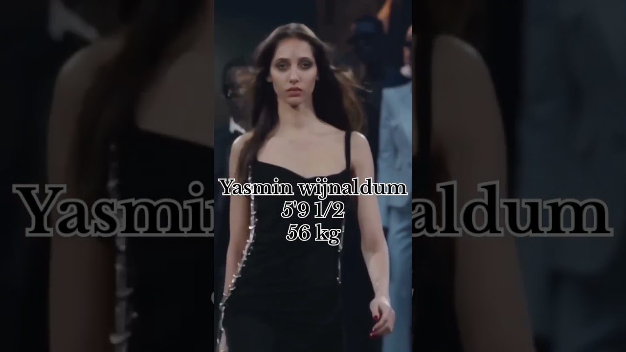 Height and weight of supermodels 