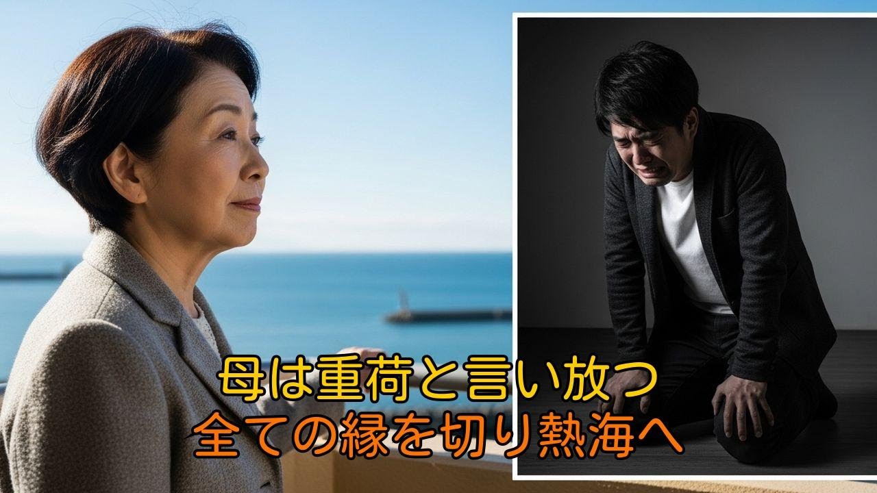 「母さんは重荷だ」縁を切って熱海へ移住。1ヶ月後、泣きつく息子に放った衝撃の一言