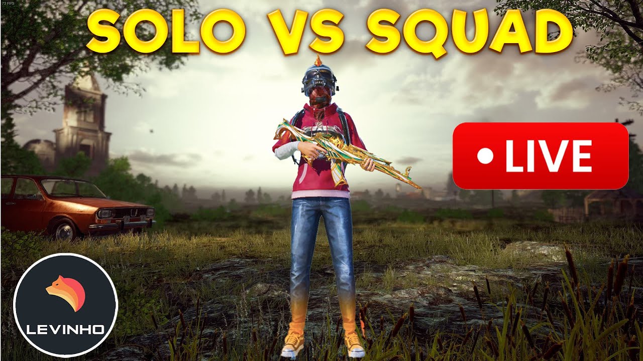 🔴 LEVINHO SOLO VS SQUAD | PUBG MOBILE 🔴