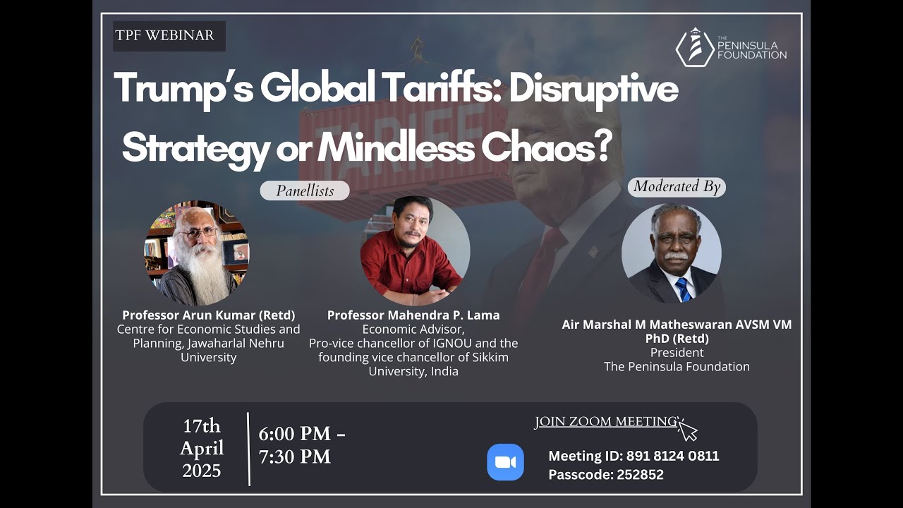 Trump’s Global Tariffs: Disruptive Strategy or Mindless Chaos? | TPF Webinar