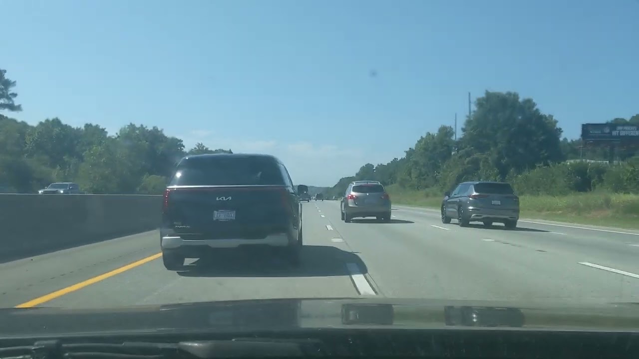 I-85 exit 58 Concord NC south to I-77 south to Carowinds Blvd August 24 2024