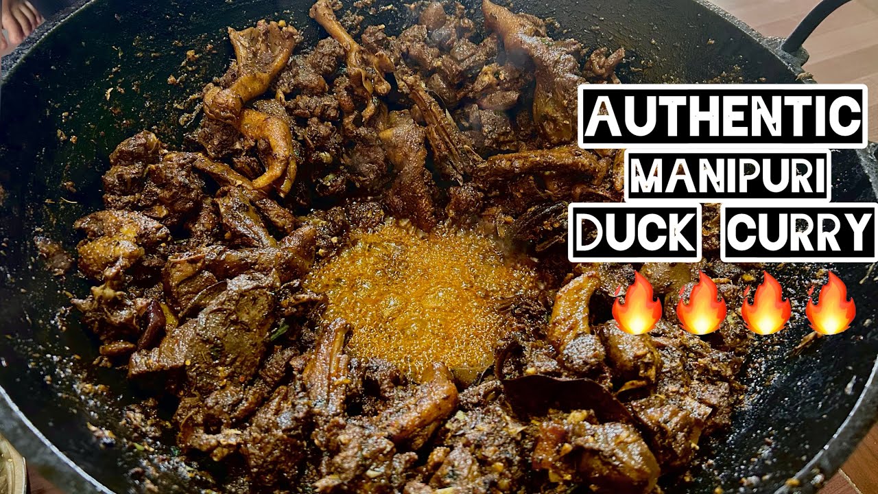 NGANU THONGBA || AUTHENTIC MANIPURI STYLE ||BEST NORTHEAST DUCK COOKING STYLE🔥🔥🔥