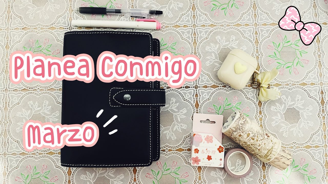 Planea conmigo | Marzo 2026 en mi Filofax ✨