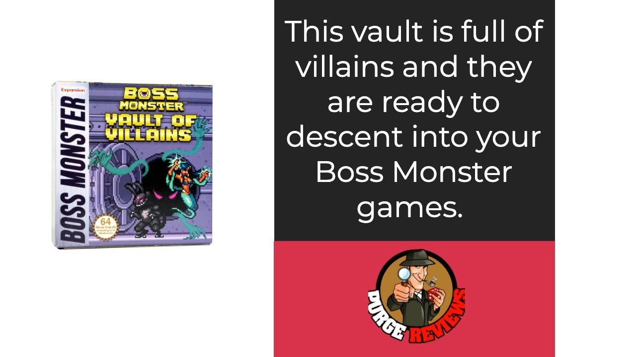 Обзор игры Boss Monster Vault of Villains от Purge