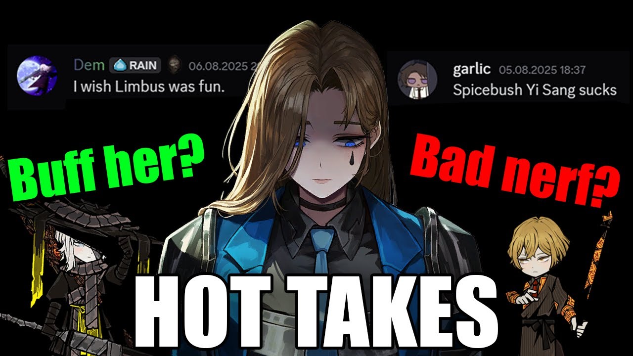 Ranking your TERRIBLE Limbus Company Hot Takes!