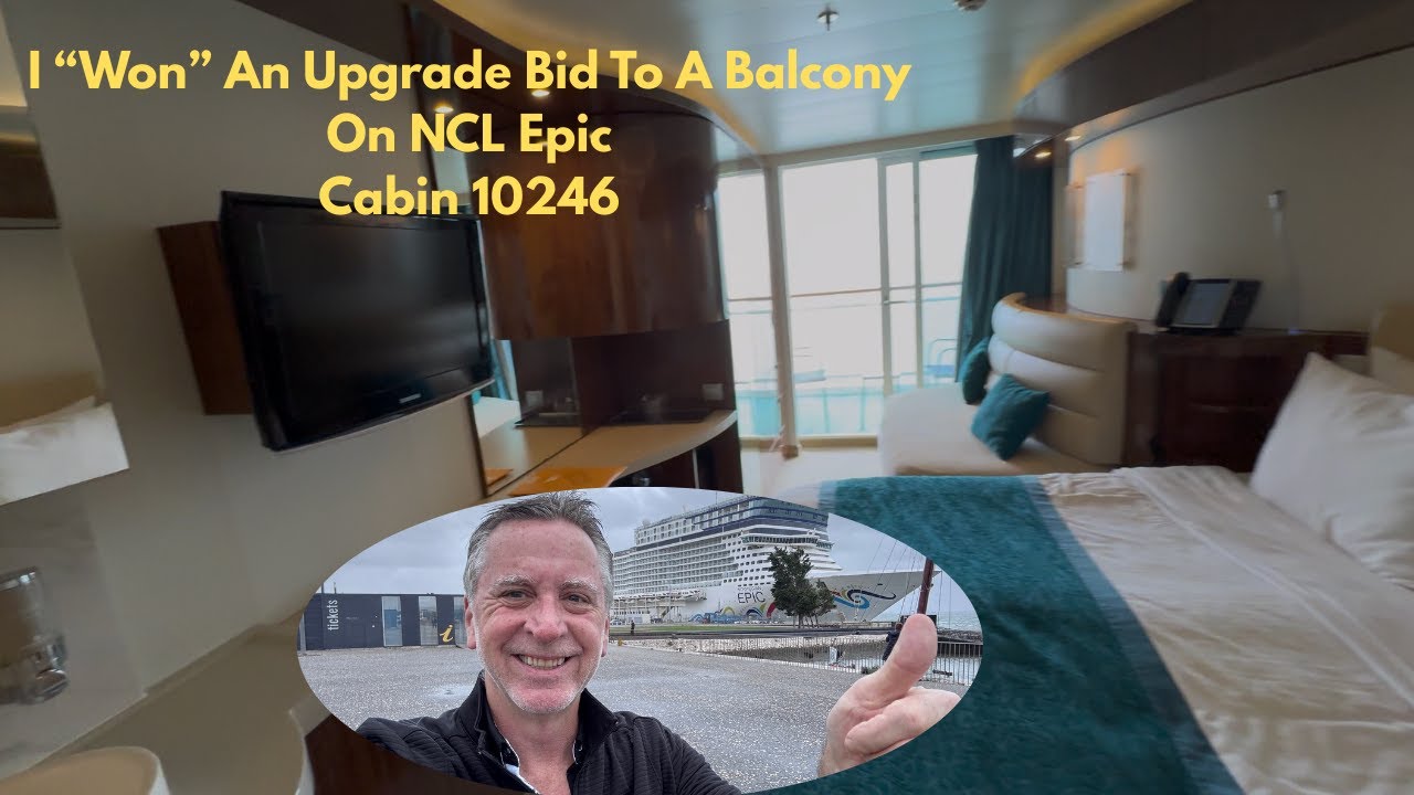 Экскурсия по каюте Epic Balcony Cabin 10246 на круизном лайнере Norwegian Cruise Lines (NCL) @Rix...