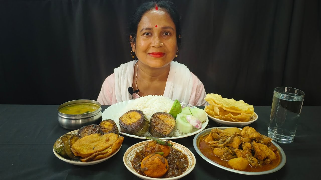 Spicy Chicken Mukbang | Bengali ASMR Eating Show | Soft Eating Sounds #bengalieatingshow 
