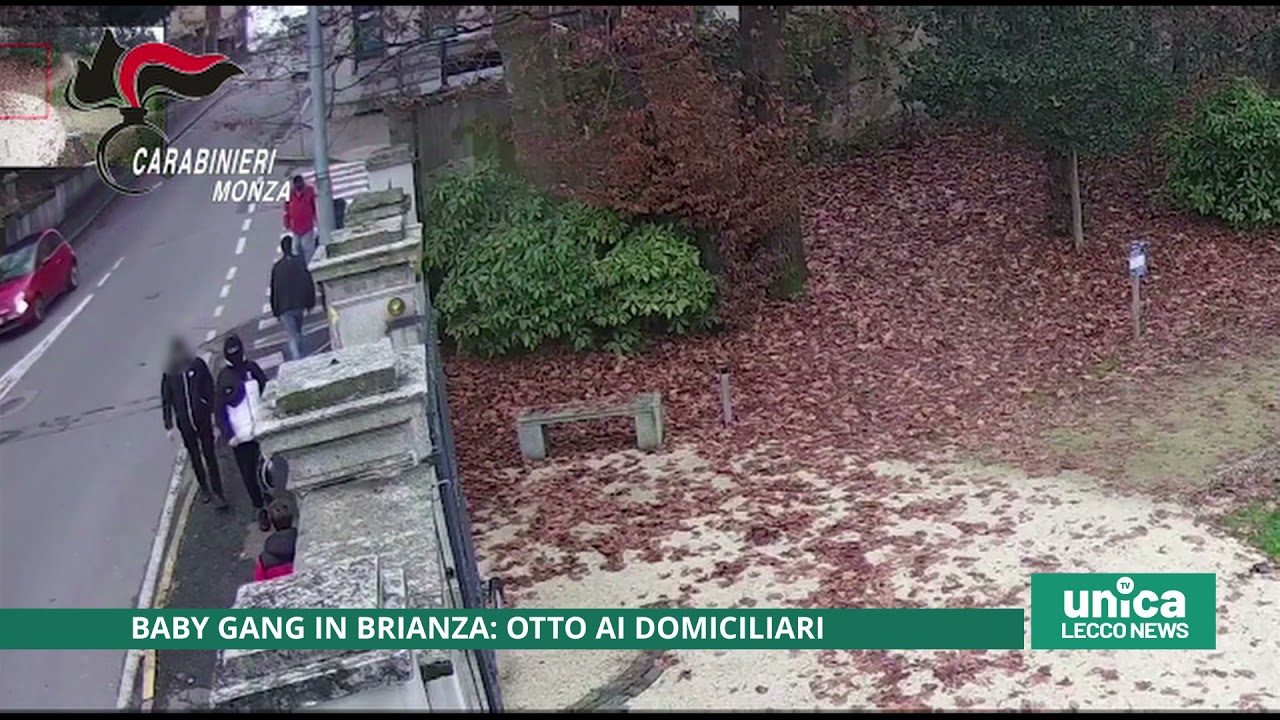 Baby gang in Brianza, otto ai domiciliari