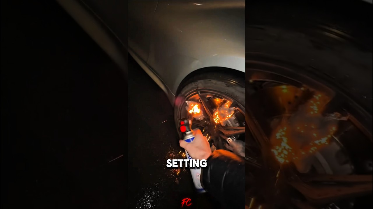 He Set Luxury Car Tires On Fire&hellip;