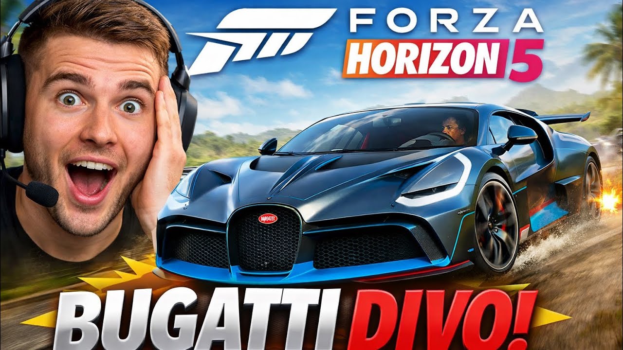 BUGATTI DIVO 1000+ HP [ FORZA HORIZON 5 ] TOP SPEED AND GAMEPLAY