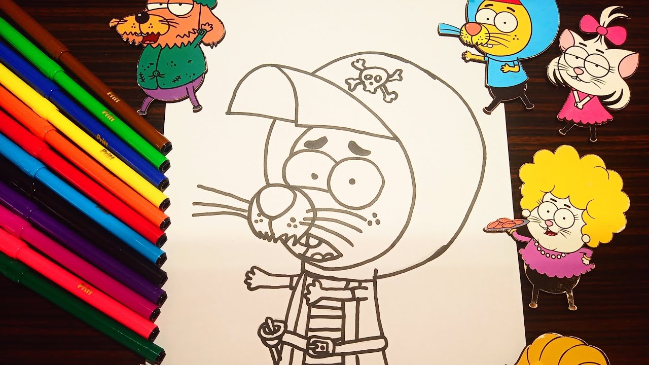 Kral Şakir Korsan Şakir boyama coloring King Shakir Pirate