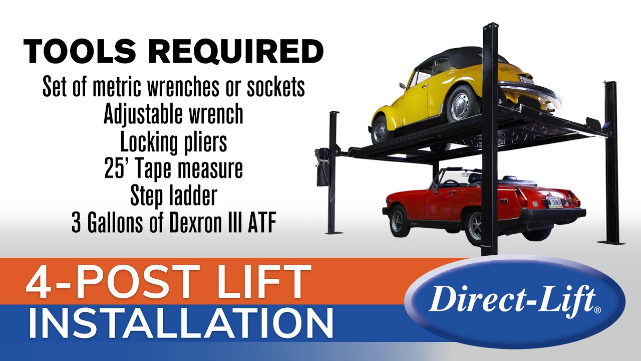 Direct-Lift® 4-Post Installation