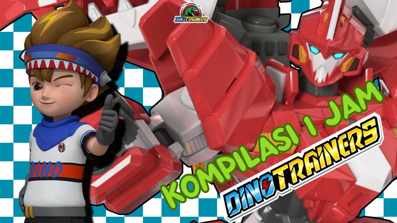 Marathon Kompilasi hebat 1 jam🦖 Ritchie dan Trex beraksi🔥 Episode 1-6 | Kartun | Jurassic | Dinosaur
