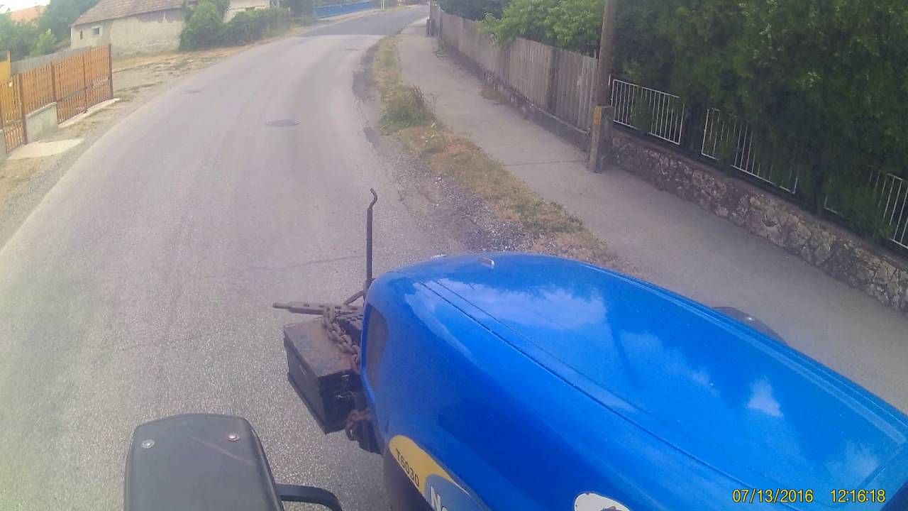 New holland t6030 delta vonulás