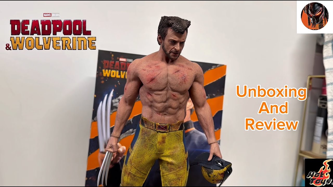 Hot Toys TVA Jacket Wolverine from Deadpool and Wolverine (Unboxing and Review)
