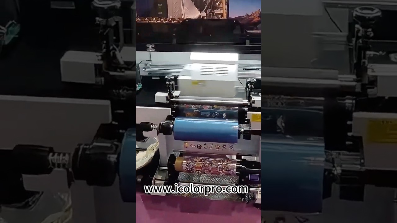 New A3 Size UV DTF Printer with Transfer Film For Glass/phone Case/plastic/wood PET AB Film
