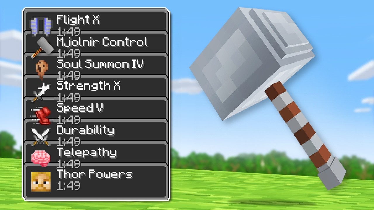 I Became THOR in Minecraft!