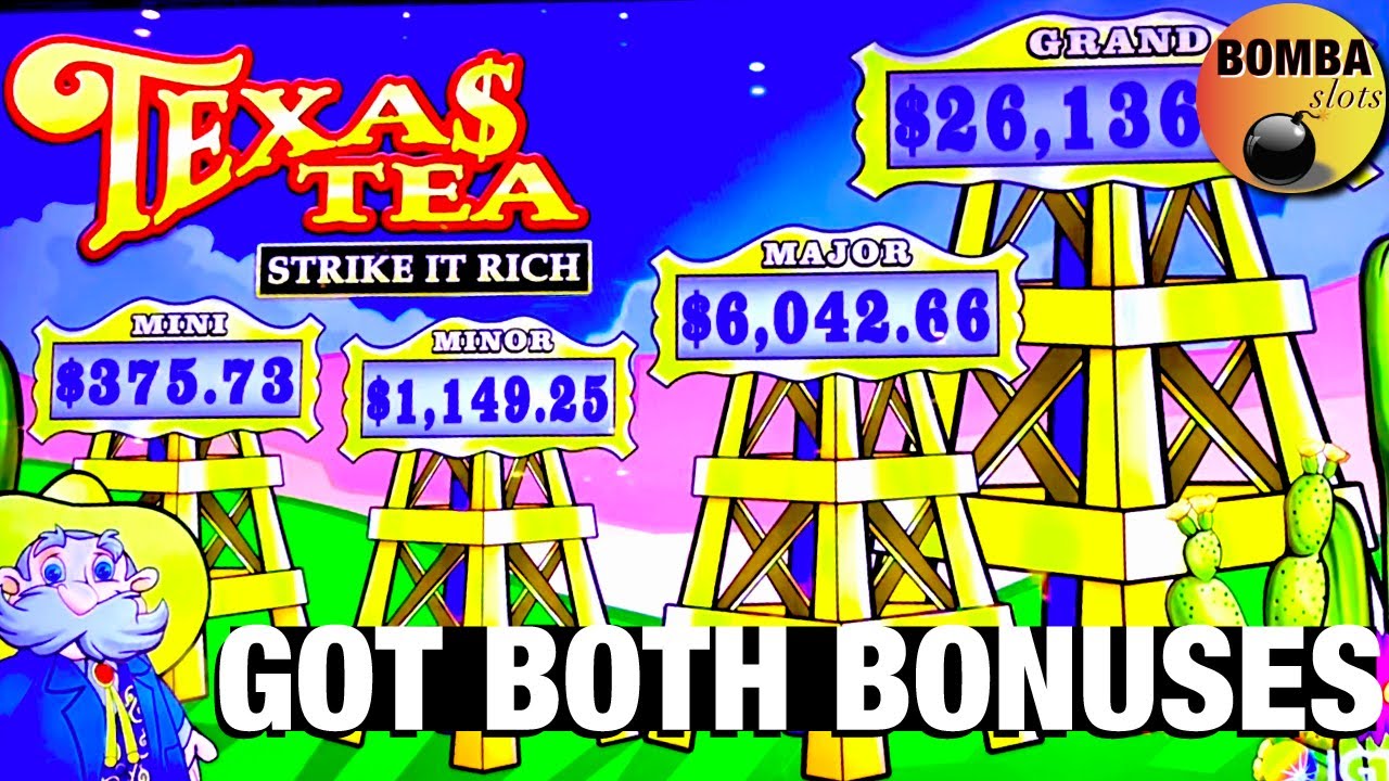 I Land Both Bonuses on My First Try on Texas Tea ~ Strike it Rich; Cosmo Casino Las Vegas Slot Play
