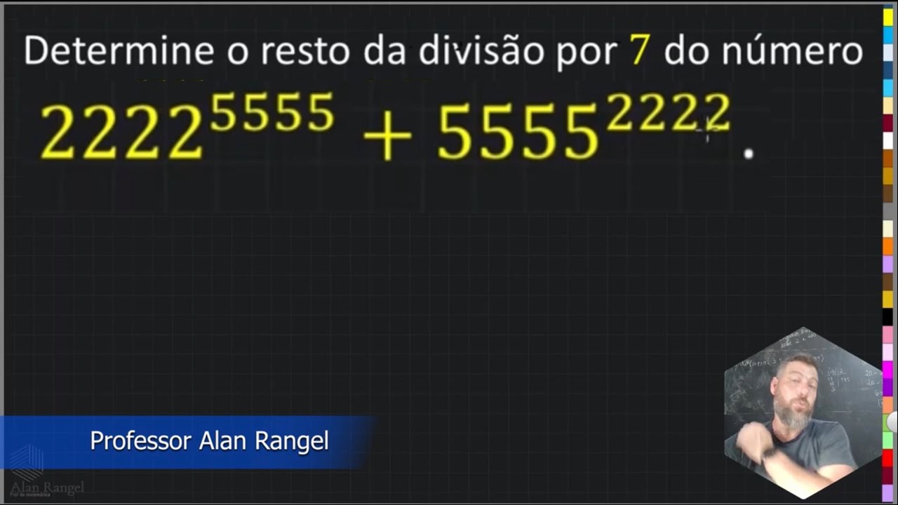 Congruência Modular - Divisão por 7 - Iniciante
