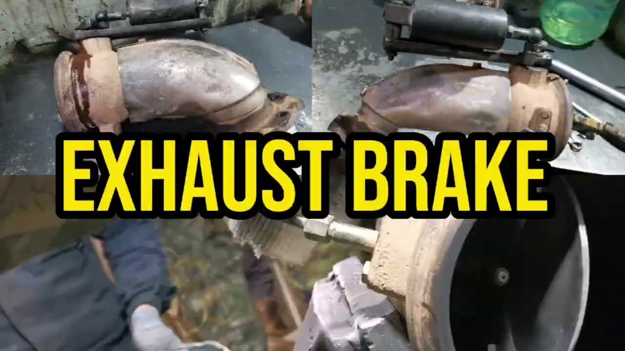 How to repair the exhaust brake||Как отремонтировать выпускной тормоз