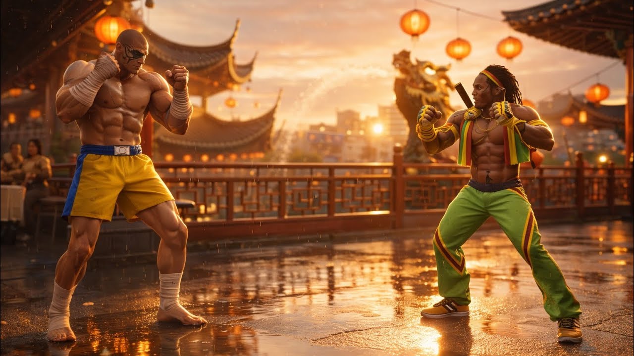 Street Fighter 6 Sagat VS Dee Jay