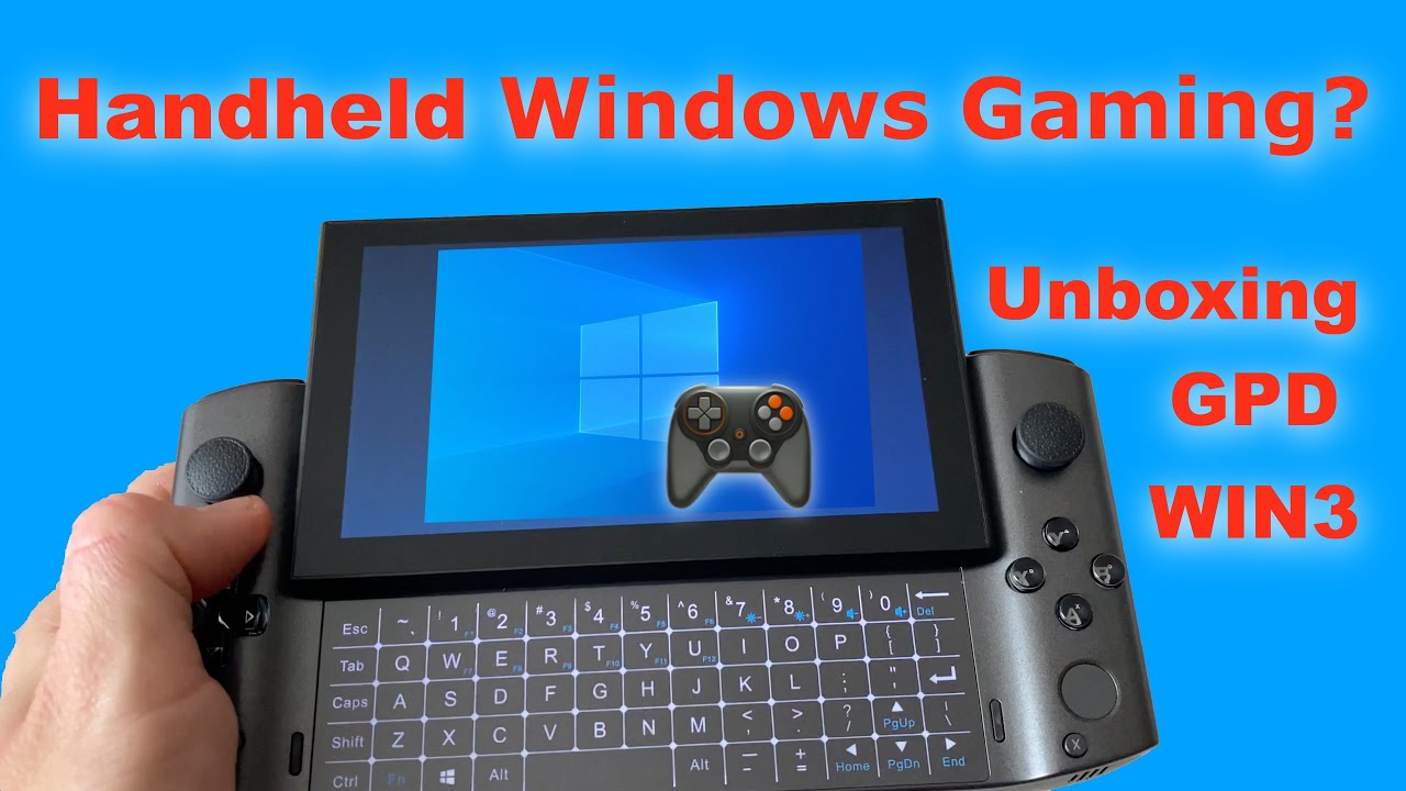 GPD WIN3 –Handheld AAA Game Console? – Unboxing & First Impressions
