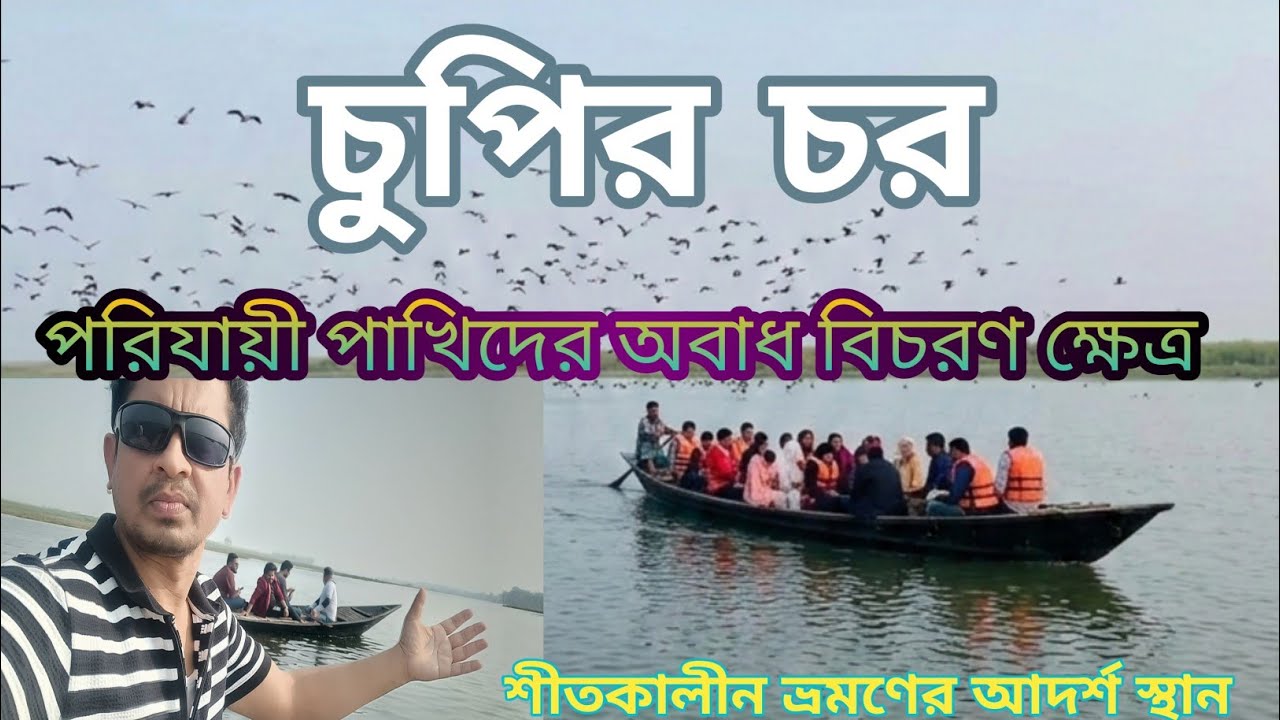 পরিযায়ী পাখিদের শীতকালীন বাসভূমি- গঙ্গা পাড়ের চুপির চর - Chupi Travel Experience and Tips