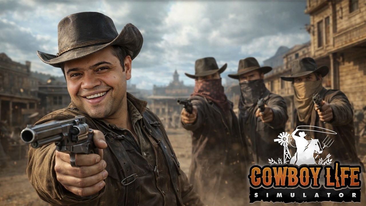 EMBOSCADA NO VELHO OESTE, FINAL SURPREENDENTE! - Cowboy Life Simulator