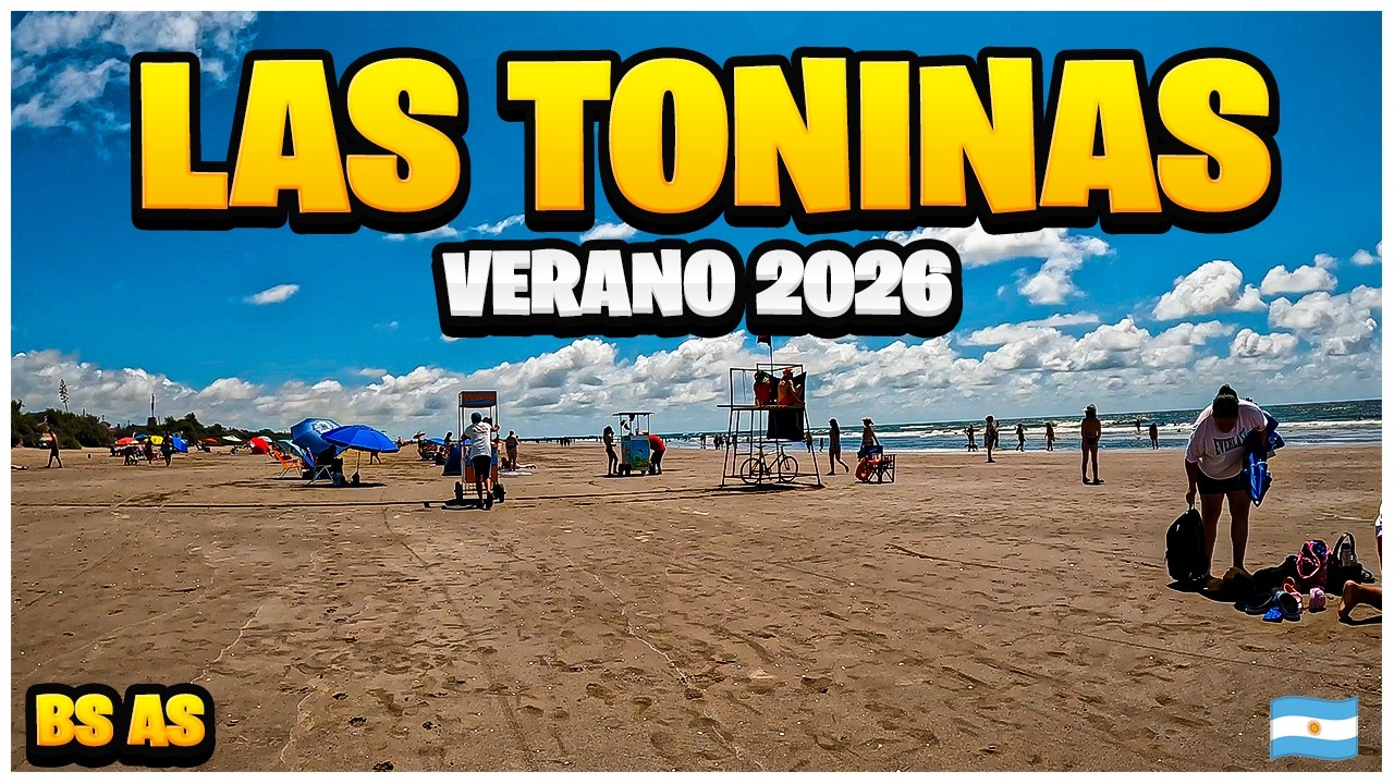 Esto es Las Toninas HOY | Recorrido completo por la playa [4K]
