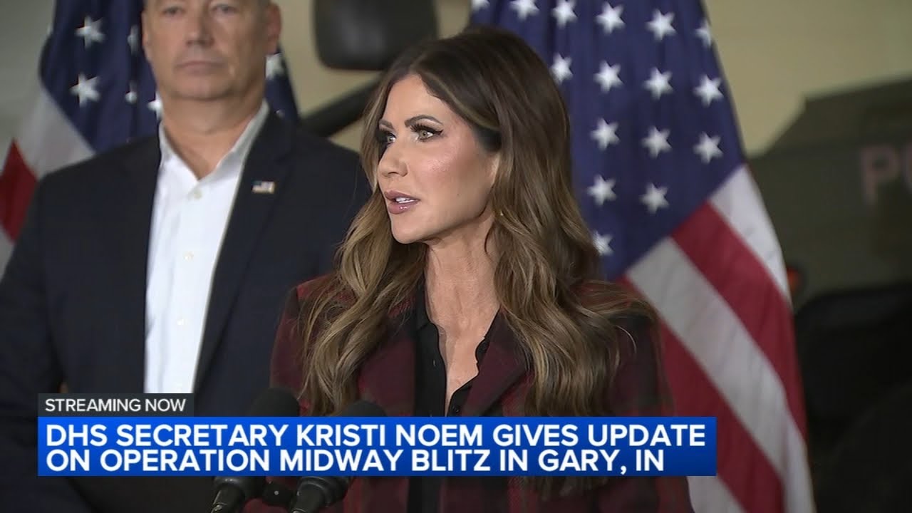 Kristi Noem rejects Governor JB Pritzker's plea for Halloween pause in ICE ops