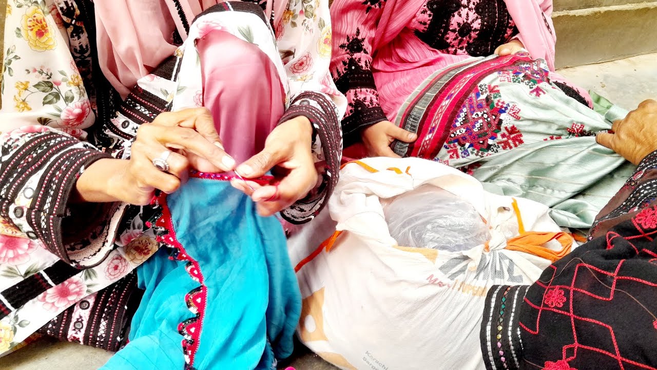 Balochi Embroidery, Goat Fodder, & The Spirit Of Rural Women | vlog #balochivlog