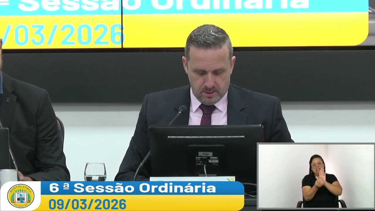 09/03/2026 - 6ª Sessão Ordinária da 2ª Sessão Legislativa da 9ª Legislatura
