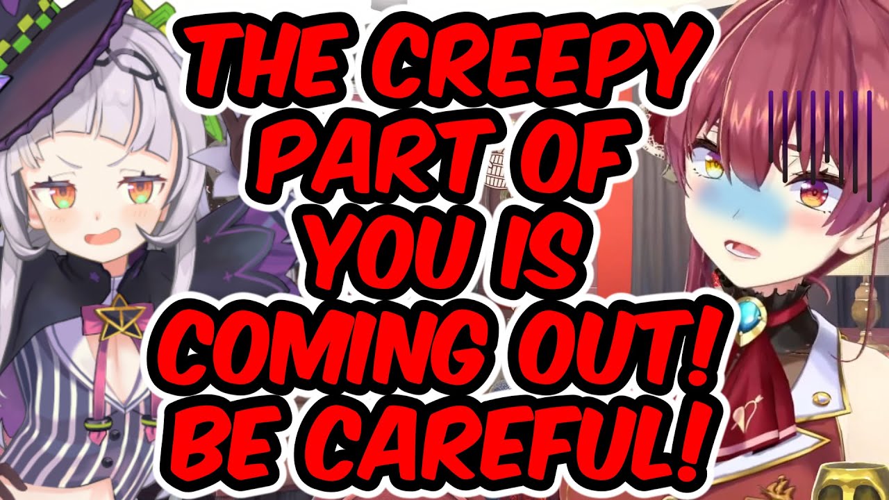 【ENG SUB+LEARN JAPANESE】Shion telling Marine to hide her creepiness【hololiveJP】