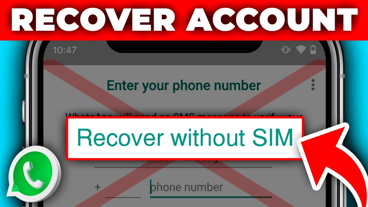 Recover Deleted WhatsApp Account Without SIM Card (2026) | New Method!
