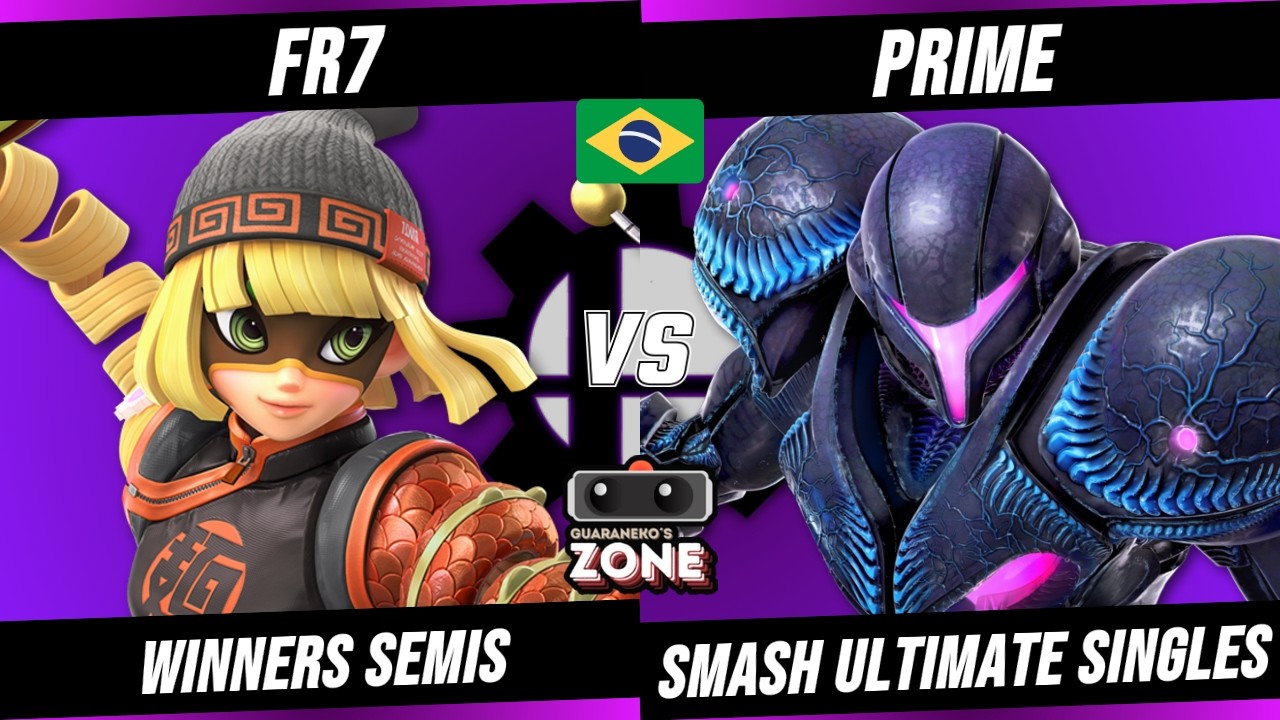 GUARANEKO'S ZONE #36 - FR7 (Min Min) vs. Prime (Dark Samus) - SSBU BRASIL