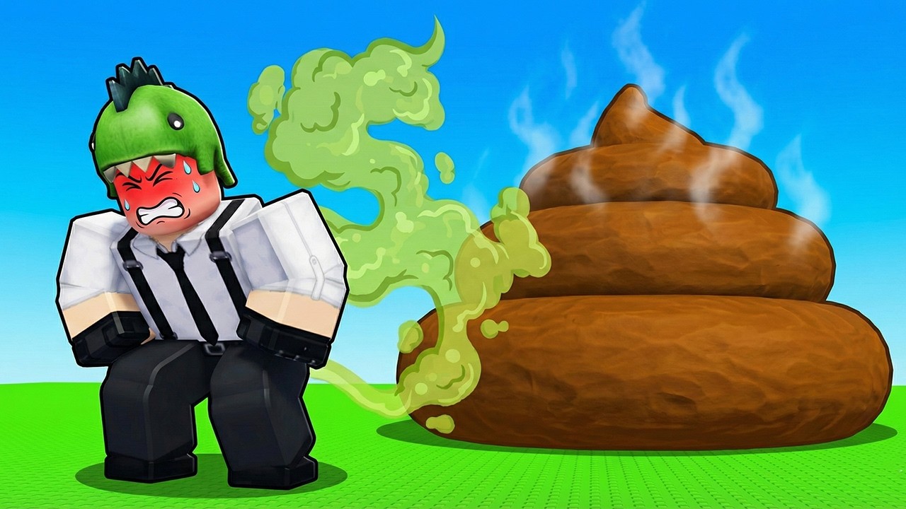 [로블록스] 똥싸기 1초 전!! 세상에서 가장 큰 똥싸기 도전!! 도리수니 [Poop a Big Poop]