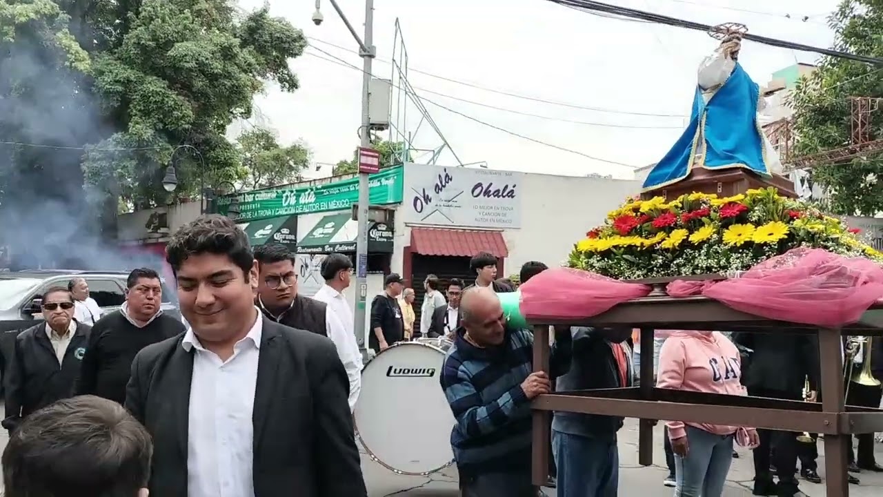 Visita del Señor de la Misericordia al Barrio de San Lucas, Coyoacán, CDMX. 2025