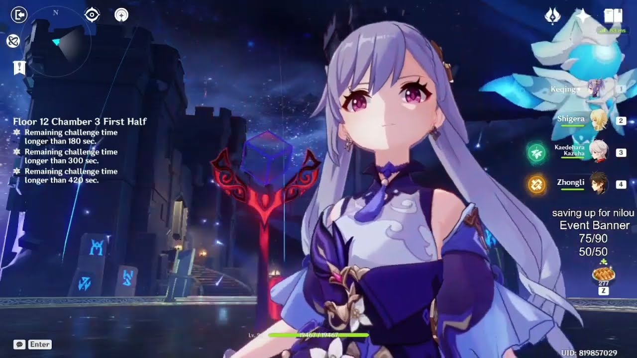 Spiral Abyss 3.1 is perfect for keqing!!