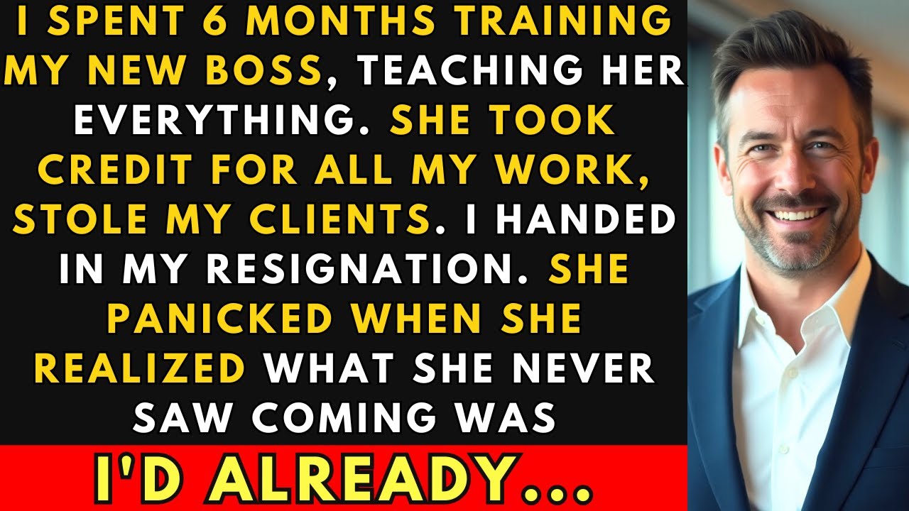 Boss Made Me Train Her For 6 MONTHS, Stole My Credit — So I Quit. What She Didn't Know…