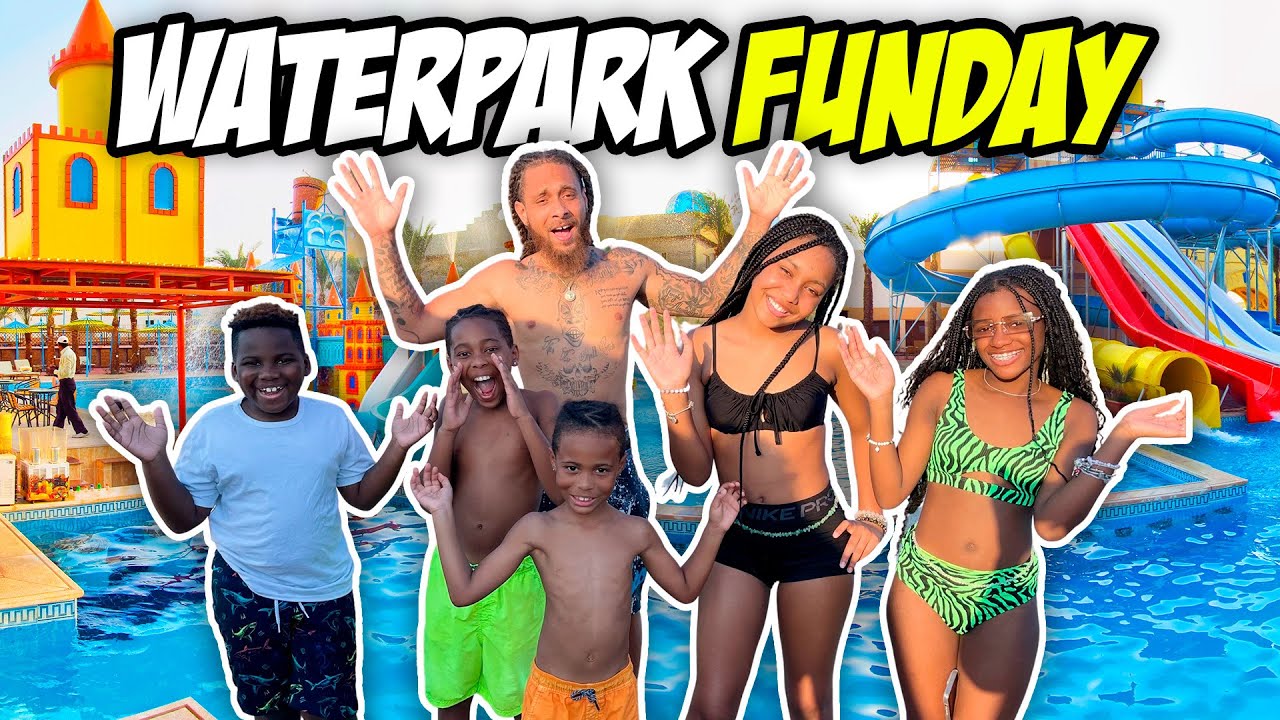SUMMER FUNDAY AT THE WATERPARK THE KIDS WERE SO EXCITED!